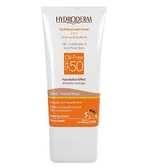 ضدافتاب فاقد چربی هیدرودرم spf50